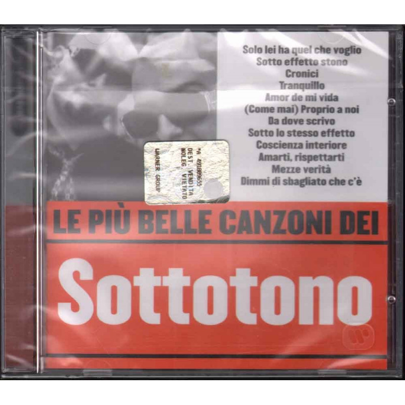 Sottotono CD Le Piu' Belle Canzoni Dei Sottotono Sigillato 5051011888427 Sottotono CD Le Piu' Belle Canzoni Dei Sottotono Sigillato 5051011888427
