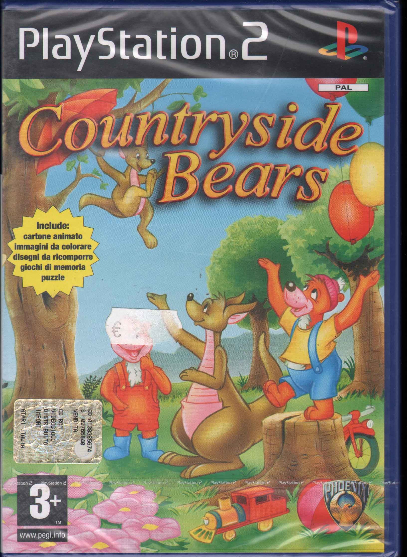 countryside bears videogioco playstation 2 ps2 sigillato