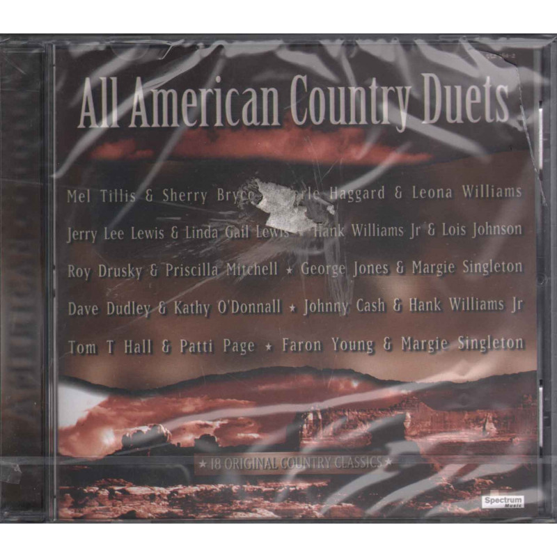 AA.VV CD All American Country Duets / Spectrum 552561-2 Sigillato 0731455256123 AA.VV CD All American Country Duets / Spectrum 552561-2 Sigillato 0731455256123
