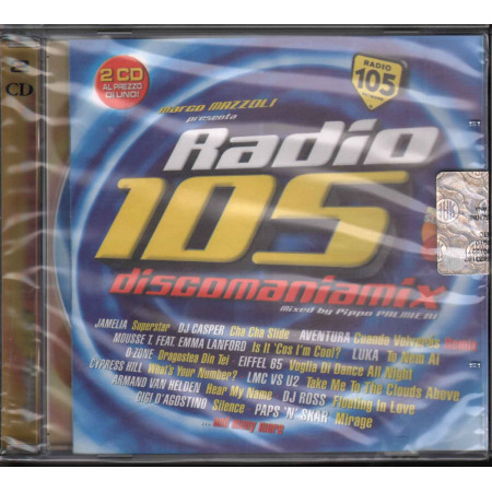AA.VV. 2 CD Marco Mazzoli Presenta Radio 105 Discomaniamix Sigillato 8019991004821
