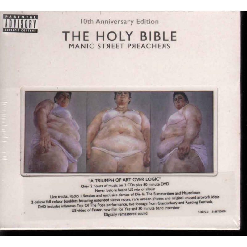 Manic Street Preachers 3 CD The Holy Bible (10th Anniversary Edition) Sigillato 5099751887232 Manic Street Preachers 3 CD The Holy Bible (10th Anniversary Edition) Sigillato 5099751887232