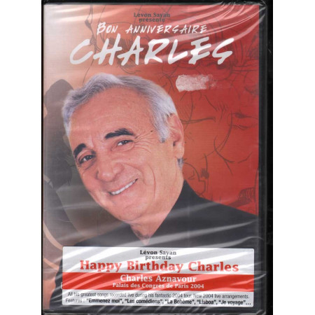Charles Aznavour DVD Live At Palais De Congres 2004 Sigillato 0724354442995