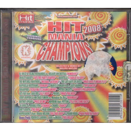 AA.VV. ‎CD Hit Mania Champions 2008 Sigillato 8022425130119