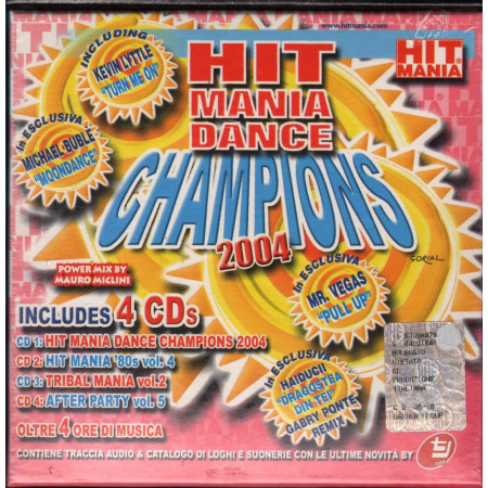 AA.VV. ‎Box 4 CD Hit Mania Dance Champions 2004 Sigillato 5055038602127