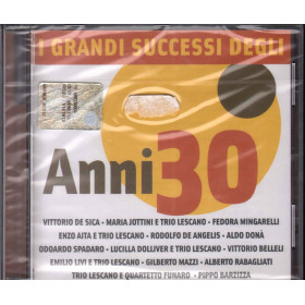 AA.VV. CD I Grandi Successi Degli Anni 30 / Warner Music Sigillato 5050467959224 AA.VV. CD I Grandi Successi Degli Anni 30 Sigillato 5050467959224