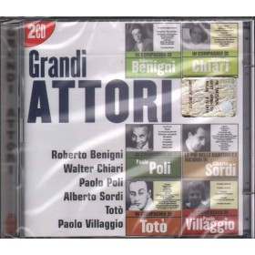 AA.VV. 2 CD I Grandi Attori: Benigni Chiari Sordi Toto Sigillato 5051442954555 AA.VV. 2 CD I Grandi Attori: Benigni Chiari Sordi Toto Sigillato 5051442954555