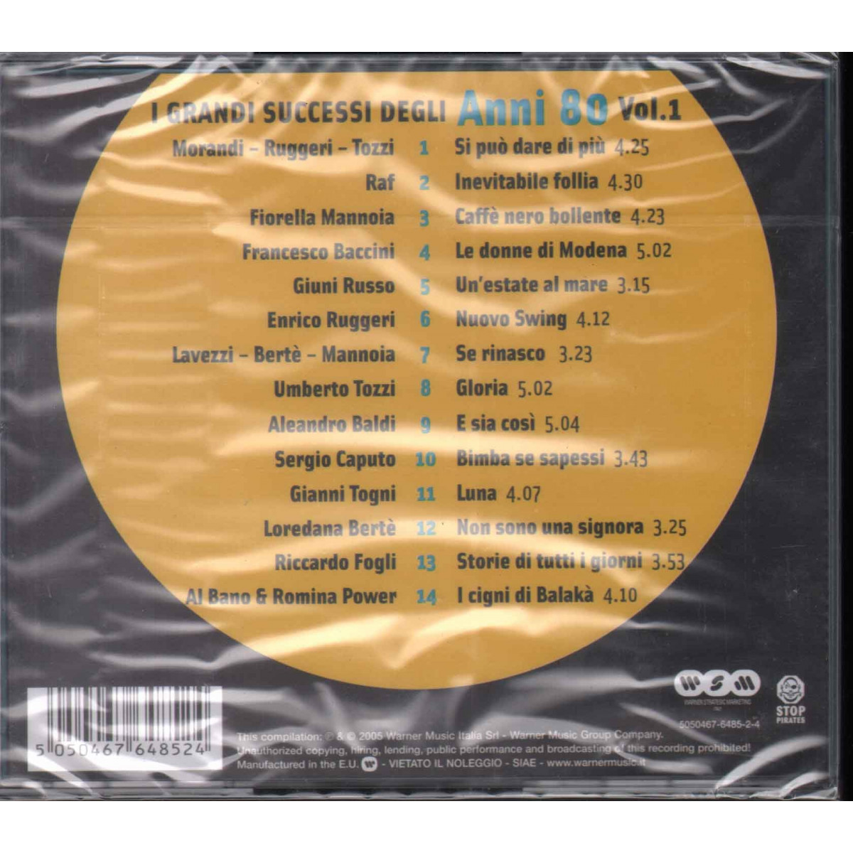 CD I Grandi Successi Degli Anni 80 Vol 1 Sigillato 5050467648524