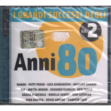 AA.VV. CD I Grandi Successi Degli Anni 80 Vol 2 Sigillato 5050467648623