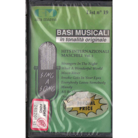 Hits Internazionali Maschili MC7 Basi Musicali Vol. 2 Sigillata 0042217066844