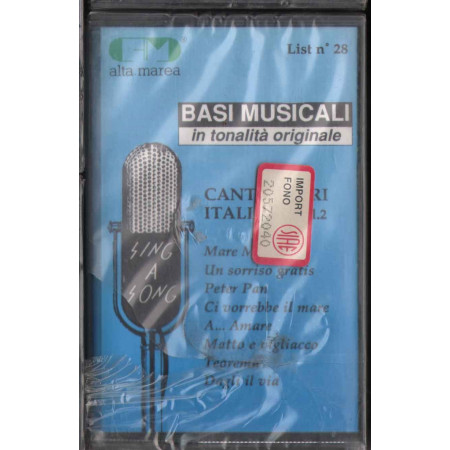Cantautori Italiani MC7 Basi Musicali Vol. 2 Nuova Sigillata 0042217067742