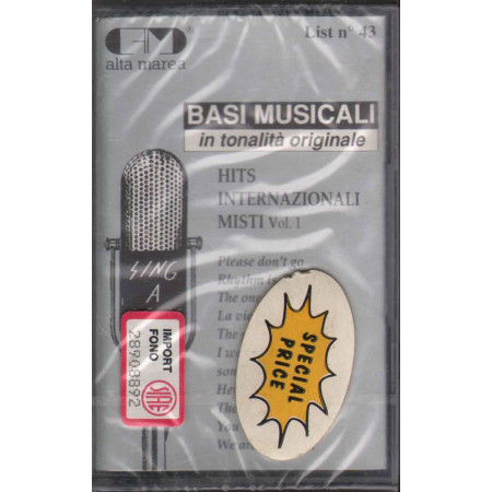 Hits Internazionali Misti MC7 Basi Musicali Vol. 1 Sigillata 0042217069548