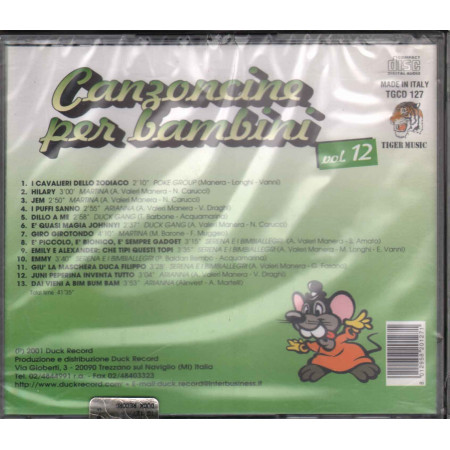 AA.VV. CD Canzoncine Per Bambini Vol 12 Sigillato 8012958201271