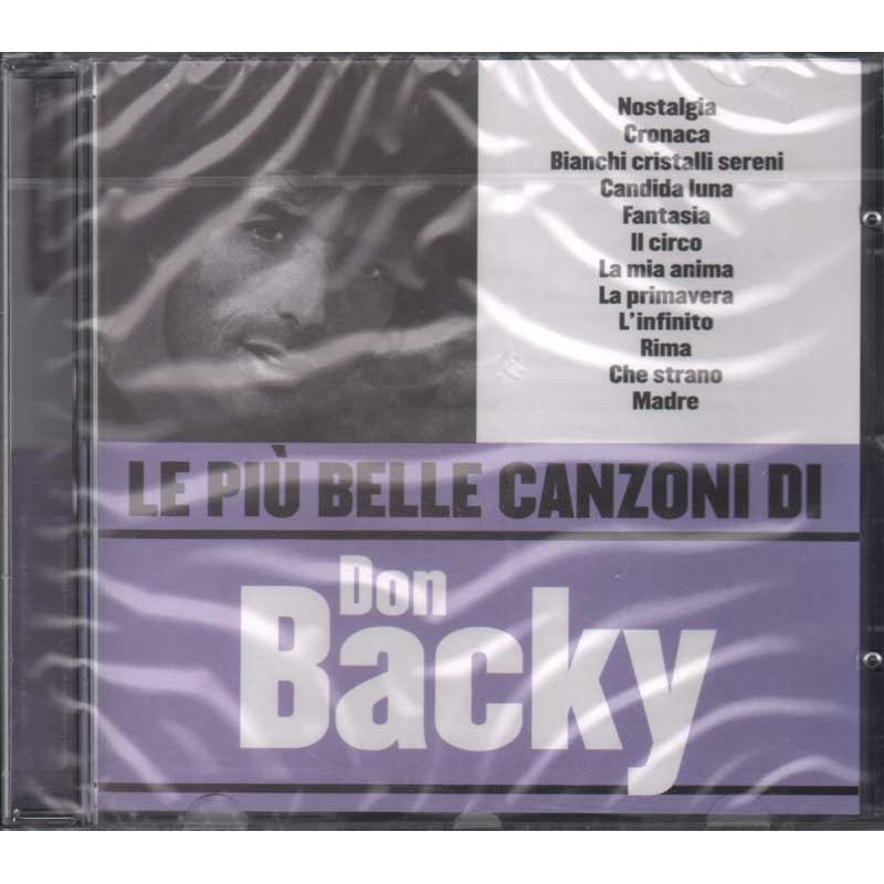 Don Backy CD Le Piu' Belle Canzoni Di Nuovo Sigillato 5051011293023 Don Backy CD Le Piu' Belle Canzoni Di Nuovo Sigillato 5051011293023
