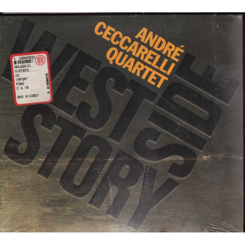 Andre' Quartet Ceccarelli CD West Side Story / BMG 0743215186823 Andre' Quartet Ceccarelli CD West Side Story / BMG 0743215186823