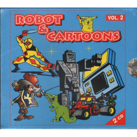 AA.VV. 2 CD Robot & Cartoons Vol 2 Sigillato 8012958854279