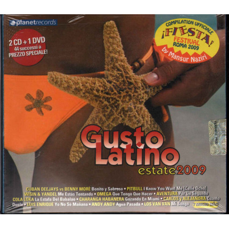 AA.VV. 2 CD DVD Gusto Latino Estate 2009 Sigillato 8033462902126