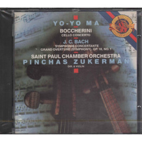 Boccherini / J.C. Bach / Yo-Yo Ma CD Cello Concerto / CBS MK 39964 Sigillato Boccherini / J.C. Bach / Yo-Yo Ma CD Cello Concerto / CBS Masterworks MK 39964 Sigillato