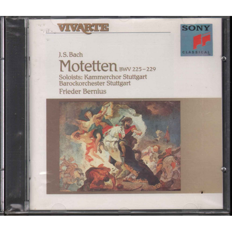 J.S. Bach / Frieder Bernius CD Motetten BWV 225 229 Sony Classical SK 45859 Sig J.S. Bach / Frieder Bernius CD Motetten BWV 225 229 Sony Classical SK 45859 Sig