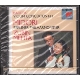 Bartok / Zubin Mehta / Midori CD Violin Concertos Nos. 1 & 2 Sigillato 5099704594125 Bartok / Zubin Mehta / Midori CD Violin Concertos Nos. 1 & 2 Sigillato 5099704594125