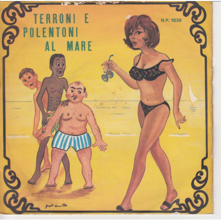 Franco Trincale Vinile 45 giri 7" Terroni E Polentoni Al Mare Parte 1 e 2 Nuovo