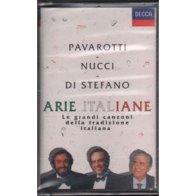 Pavarotti Nucci Di Stefano MC7 Arie Italiane Nuova Sigillata Decca 970 788-4 Pavarotti Nucci Di Stefano MC7 Arie Italiane Nuova Sigillata Decca - 970 788-4