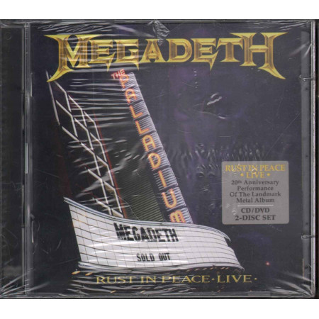 Megadeth CD DVD Rust In Peace Live Nuovo 0602527461533