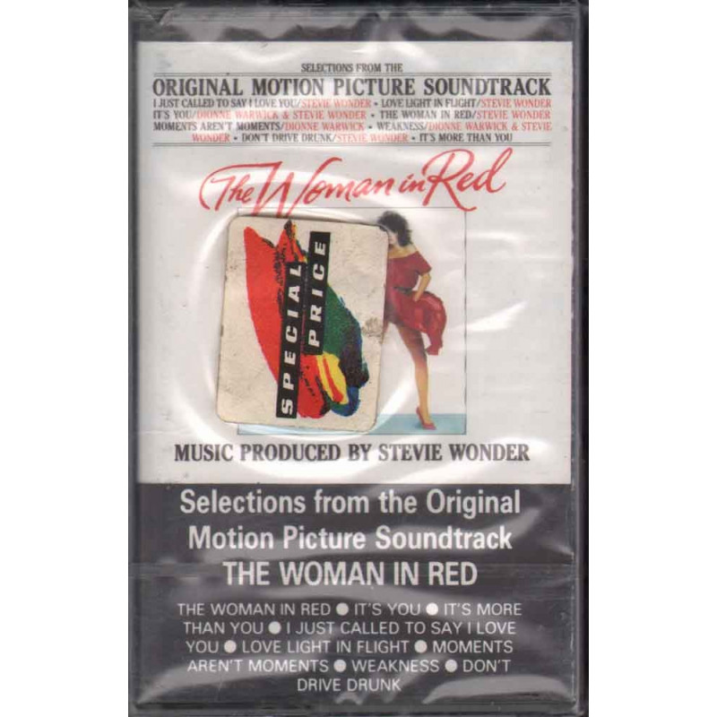 Stevie Wonder MC7 The Woman In Red OST Nuova Sigillata 0731453003040 Stevie Wonder MC7 The Woman In Red OST Nuova Sigillata 0731453003040