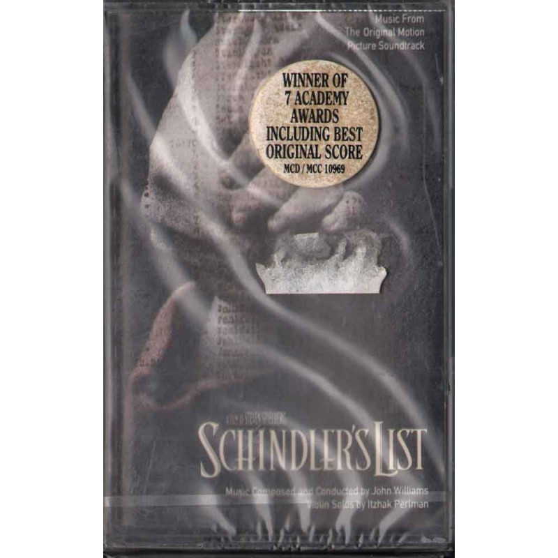 John Williams MC7 Schindler's List OST Nuova Sigillata 0008811096946 John Williams MC7 Schindler's List OST Nuova Sigillata 0008811096946