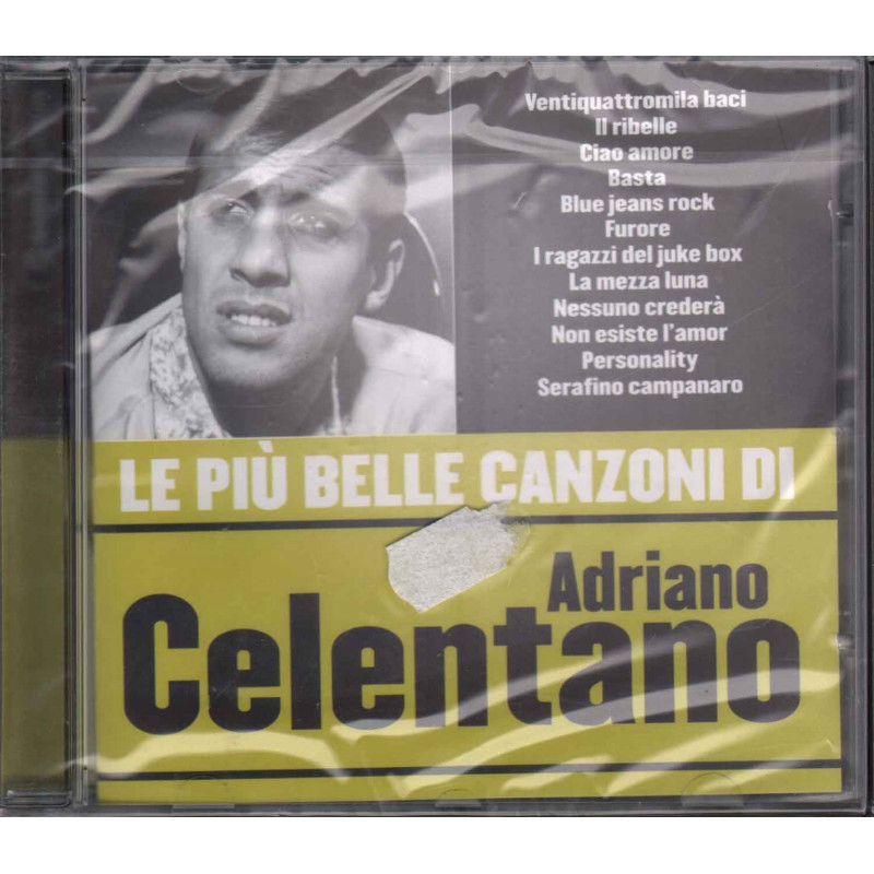 Adriano Celentano Cd Le Piu Belle Canzoni Di Warner Sigillato