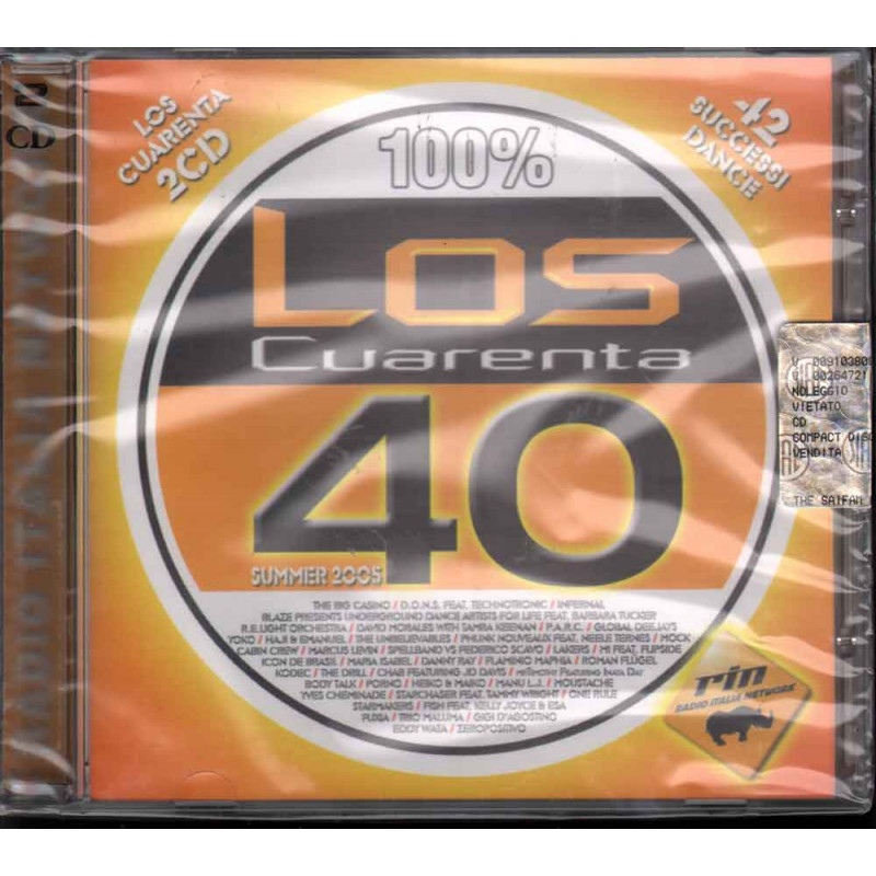 AA.VV. 2 CD Los Quarenta Summer 2005 Nuovo Sigillato 8032484011175 AA.VV. 2 CD Los Quarenta Summer 2005 Nuovo Sigillato 8032484011175