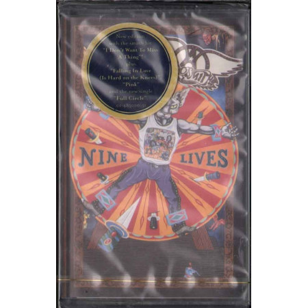 Aerosmith MC7 Nine Lives / Nuova ‎‎Sigillata / Columbia 5099748502001