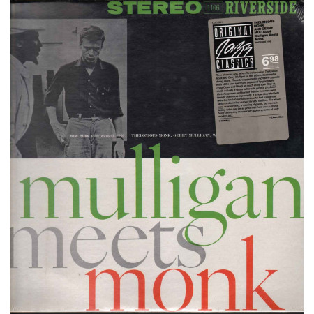 Thelonious Monk And Gerry Mulligan Lp Vinile Mulligan Meets Monk 1987 Sigillato