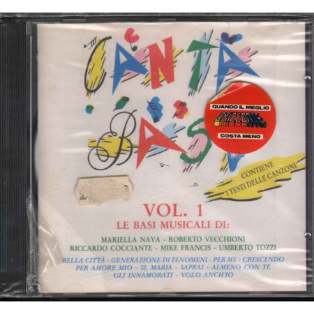AA.VV.  CD Canta Base Vol 1 Nuovo Sigillato 8003614076630