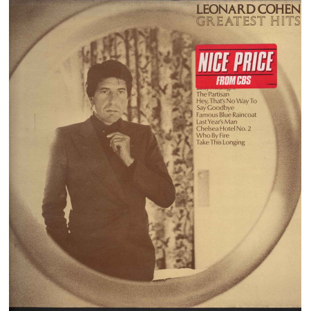 Leonard Cohen Lp Vinile Greatest Hits / CBS 32644 Nuovo 5099703264418