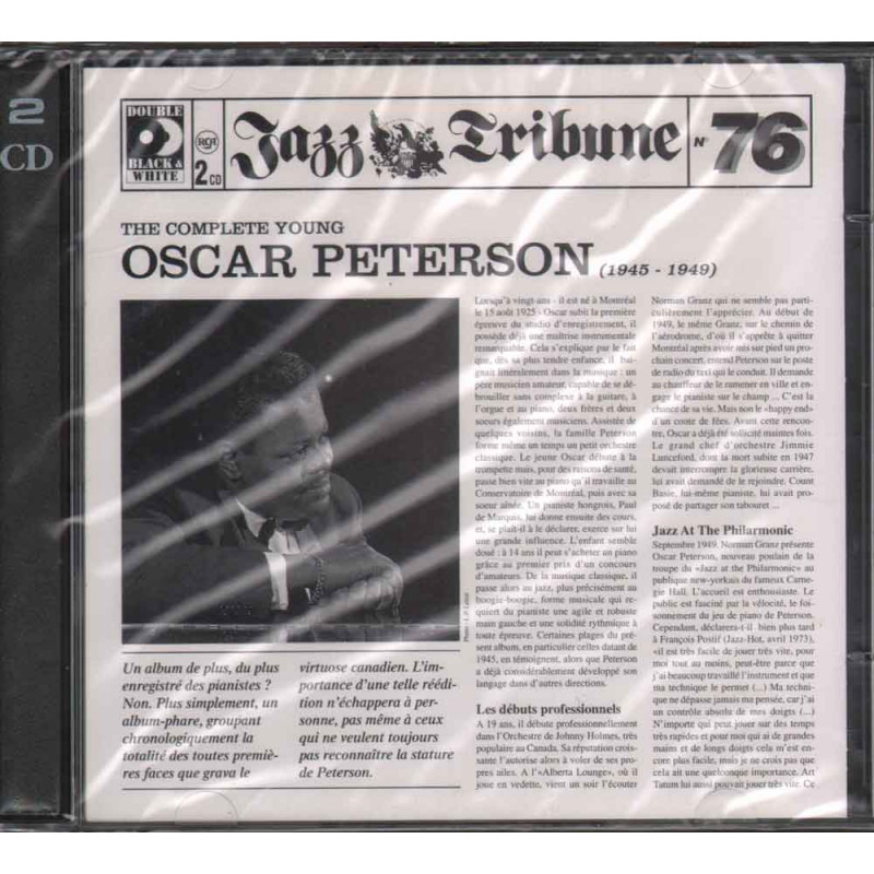 Oscar Peterson 2 CD The Complete Young (1945 - 1949) Sigillato 0743212261226 Oscar Peterson 2 CD The Complete Young (1945 - 1949) Sigillato 0743212261226