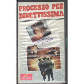 Processo Per Direttissima VHS Michele Placido / Lucio De Caro Sigillata