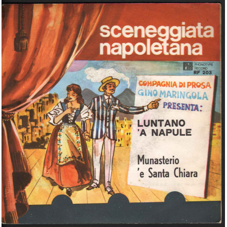 Gino Maringola ‎‎Vinile 7" Luntano 'A Napule / Munastero 'e Santa Chiara Nuovo