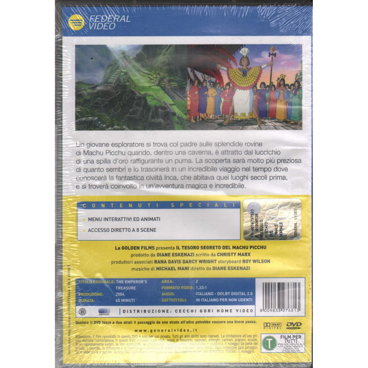 Il Tesoro Segreto Di Machu Picchu DVD Federal Video