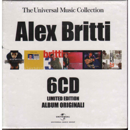 Alex Britti Box 6 CD Gli Album Originali / Universal Sigillato 0602527759241