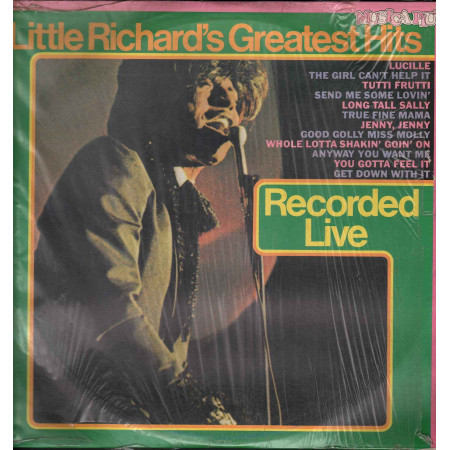 Little Richard ‎‎Lp Vinile Little Richard's Greatest Hits Recorded Live  Nuovo