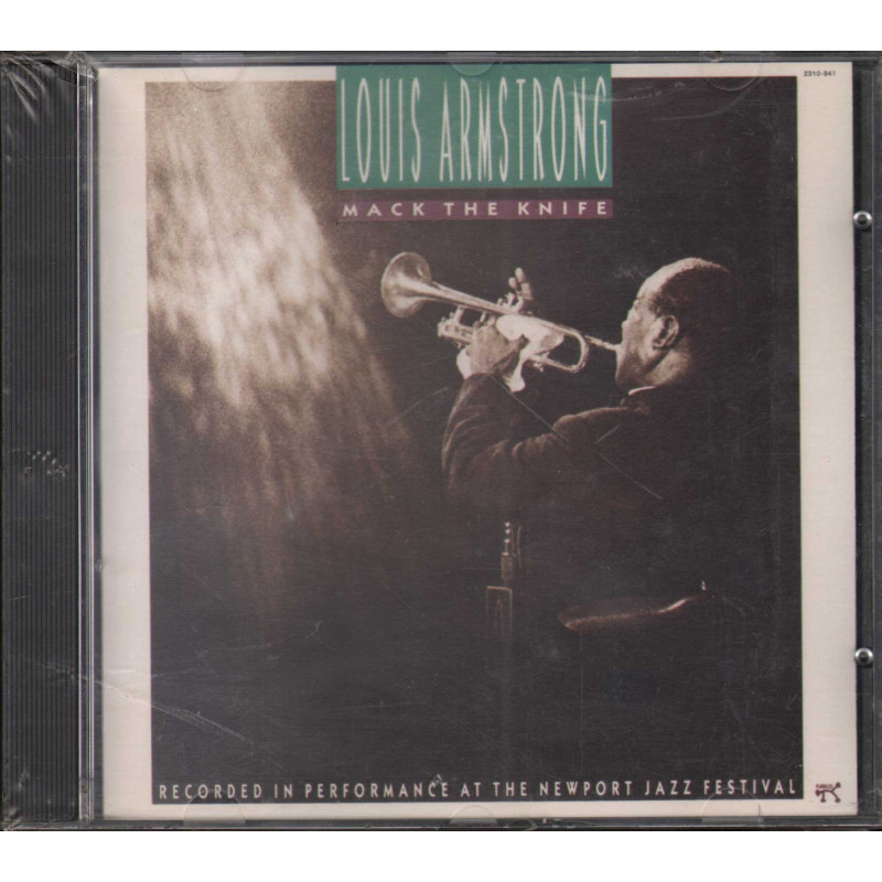 Louis Armstrong CD Mack The Knife / Pablo Records Sigillato 0025218094122 Louis Armstrong CD Mack The Knife / Pablo Records Sigillato 0025218094122