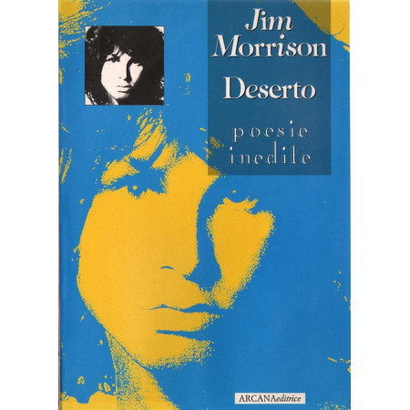 Jim Morrison LIBRO di Poesie Deserto Mai Sfogliato Nuovo 9788885859456