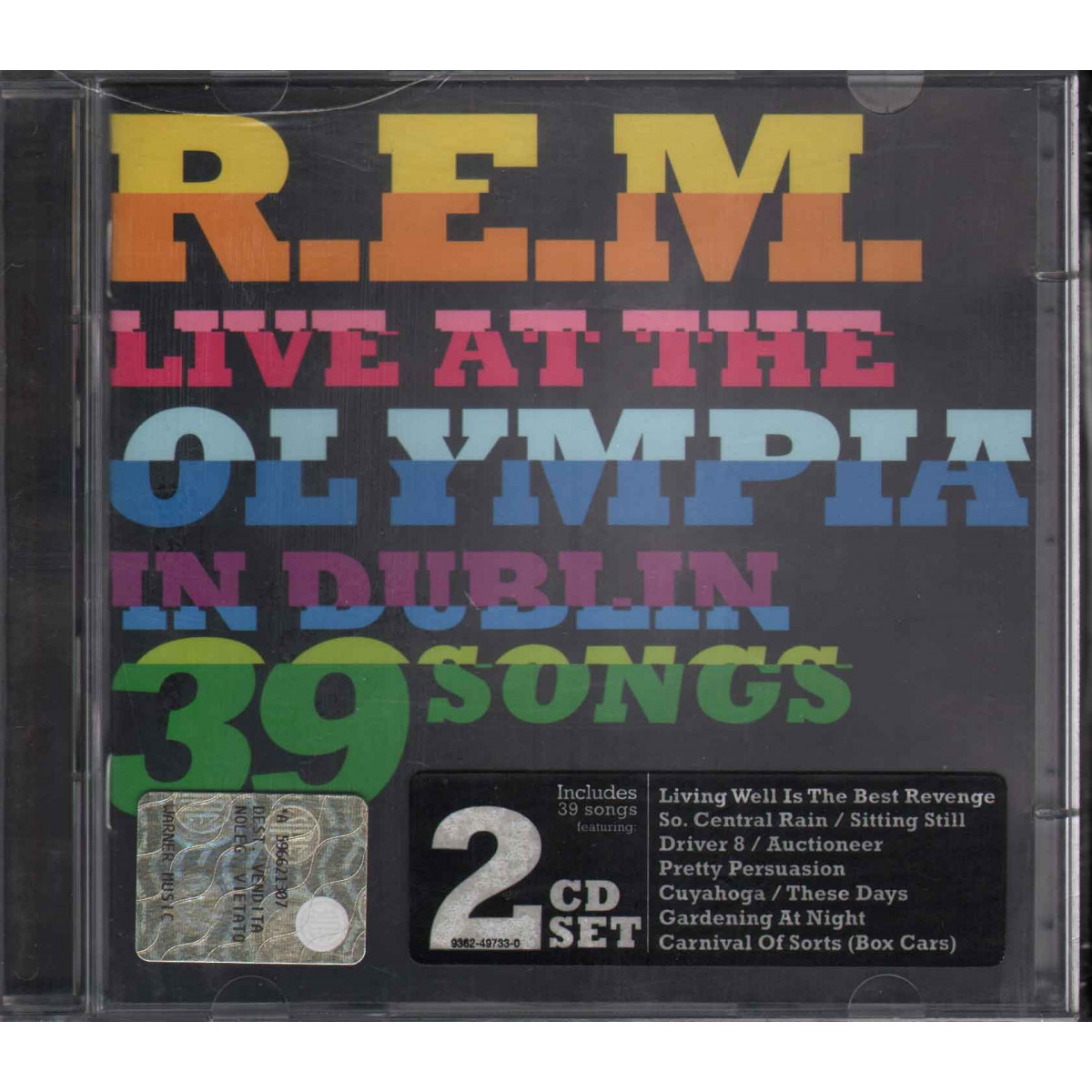 R.E.M. CD Live At The Olympia In Dublin 39 Songs / Warner 9362-49733-0