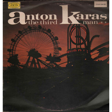 Anton Karas Lp Vinile The Third Man / Joker SM 3022 Nuovo 