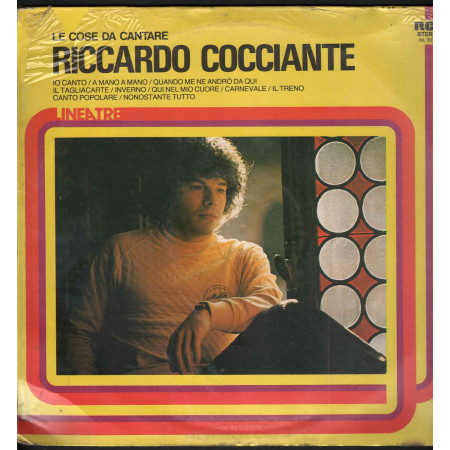 Riccardo Cocciante Lp Vinile Le Cose Da Cantare / RCA NL 33182 Sigillato