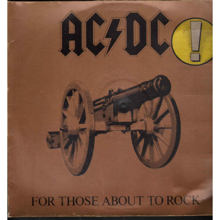 AC/DC Lp Vinile For Those About To Rock (We Salute You) Atlantic ‎Nuovo