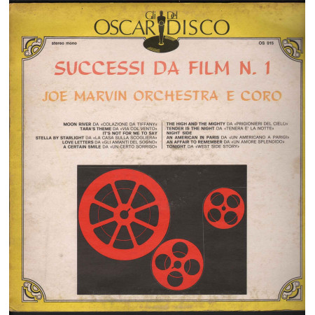 Joe Marvin Orchestra E Coro Lp Vinile Successi Da Film N 1 Nuovo