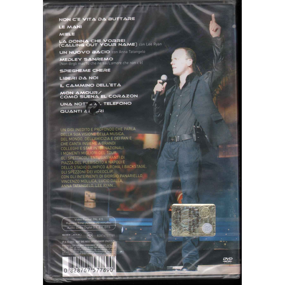 Gigi D'Alessio DVD Cuorincoro RCA Sigillato 0828767577890