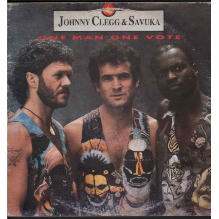 Johnny Clegg & Savuka ‎Lp Vinile One 'Man, One Vote / EMI 14 2037896 Nuovo