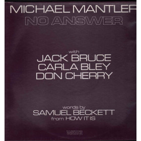 Michael Mantler Lp Vinile No Answer / Gatefold Apribile WATT 2 Nuovo Michael Mantler Lp Vinile No Answer / Gatefold Apribile WATT 2 Nuovo